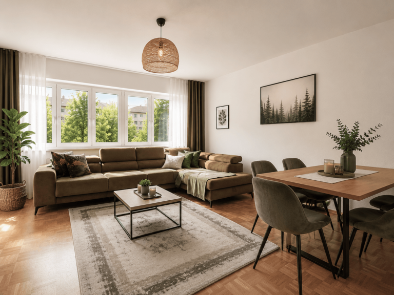 Beispielwohnung saniert (KI-möbliert)