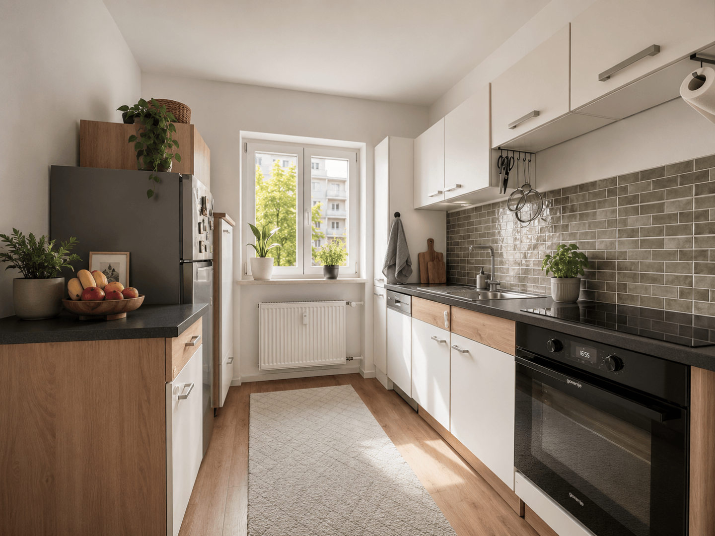 Beispielwohnung saniert (KI-möbliert)